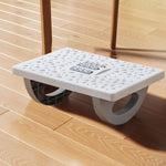 Suport Ergonimic pentru Picioare, Flippy, Plastic, cu Role de Masaj pentru Talpi, pentru Birou, Usor de Transportat,