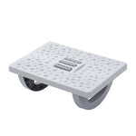 Suport Ergonimic pentru Picioare, Flippy, Plastic, cu Role de Masaj pentru Talpi, pentru Birou, Usor de Transportat,