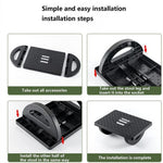 Suport Ergonimic pentru Picioare, Flippy, Plastic, cu Role de Masaj pentru Talpi, pentru Birou, Usor de Transportat,