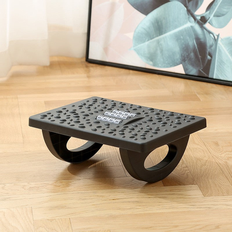 Suport Ergonimic pentru Picioare, Flippy, Plastic, cu Role de Masaj pentru Talpi, pentru Birou, Usor de Transportat,
