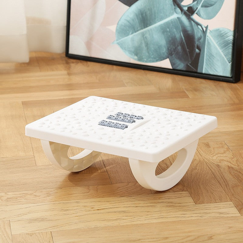 Suport Ergonimic pentru Picioare, Flippy, Plastic, cu Role de Masaj pentru Talpi, pentru Birou, Usor de Transportat,