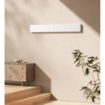 Suport Haine, Flippy, Depozitare si Uscare Rufe, din Aluminiu, Pliabil, Impermeabil, Montare prin Perforare, 80 cm, Alb