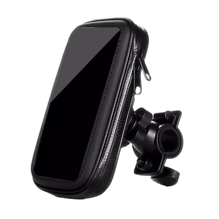 Suport husa telefon mobil Flippy pentru bicicleta si motocicleta, rezistent apa si socuri, touchscreen, 360 rotativ,
