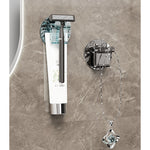 Suport Multifunctional 2 in 1, Pahar si Suport pentru Periuta de Dinti, Flippy, Plastic, Dimensiune: 10.4 x 7.3 x 7.3