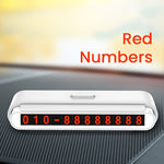 Suport Numar de Telefon pentru Parcare Auto, Flippy, Suport pentru Numarul de telefon, Banda glisanta pentru Ascundere,