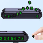Suport Numar de Telefon pentru Parcare Auto, Flippy, Suport pentru Numarul de telefon, Banda glisanta pentru Ascundere,
