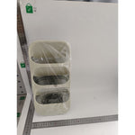 Suport - Organizator pentru Tacamuri, Flippy, 3 Compartimente, Suport pentru Cosmetica, Ustensile, Material PP Durabil,