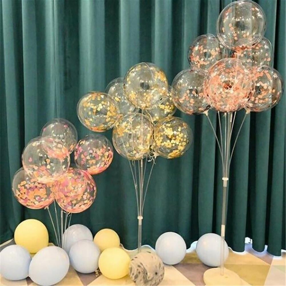 Suport pentru Baloane, Flippy, cu Patru Straturi, pentru 9 Baloane, 80 cm, Transparent