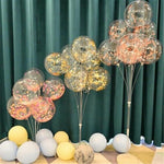 Suport pentru Baloane, Flippy, cu Trei Straturi, pentru 7 Baloane, 1.3 m, Transparent