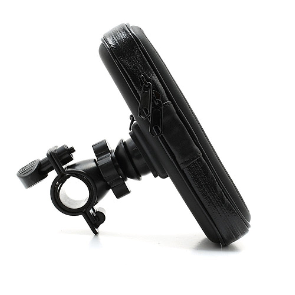 Suport husa telefon mobil Flippy pentru bicicleta si motocicleta, rezistent apa si socuri, touchscreen, 360 rotativ,