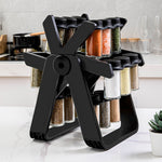 Suport Pentru Condimente Rotativ, Flippy, Multifunctional, Pivotant 360°, Portabil, Usor de Montat, 34x23 cm,