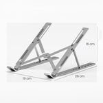 Suport pentru Laptop, Flippy, Suport Portabil Pliabil, Universal Reglabil Suspendat pentru Tableta, din Aliaj si ABS,