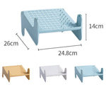 Suport pentru Pantofi, Flippy, cu Doua Straturi, Organizator, Antiderapant și Durabil, 26x24.8x16 cm, Albastru