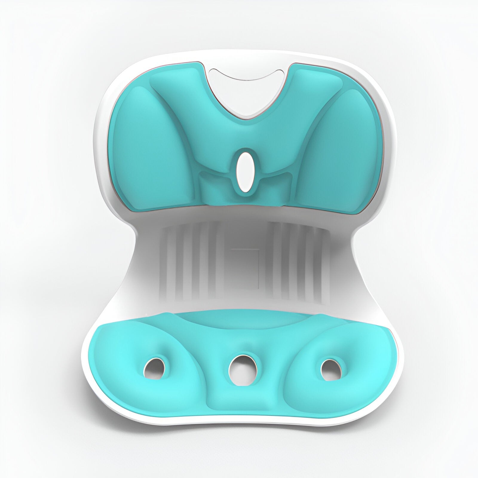 Suport pentru Scaun, Flippy, pentru Corectarea Posturii, Portabil, Ergonomic, Ameliorare Durere, Respirabil, 36x34x33