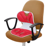 Suport pentru Scaun, Flippy, pentru Corectarea Posturii, Portabil, Ergonomic, Ameliorare Durere, Respirabil, 36x34x33