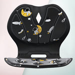 Suport pentru Scaun, Flippy, pentru Corectarea Posturii, Portabil, Pliabil, Ergonomic, Ameliorare Durere, Respirabil,