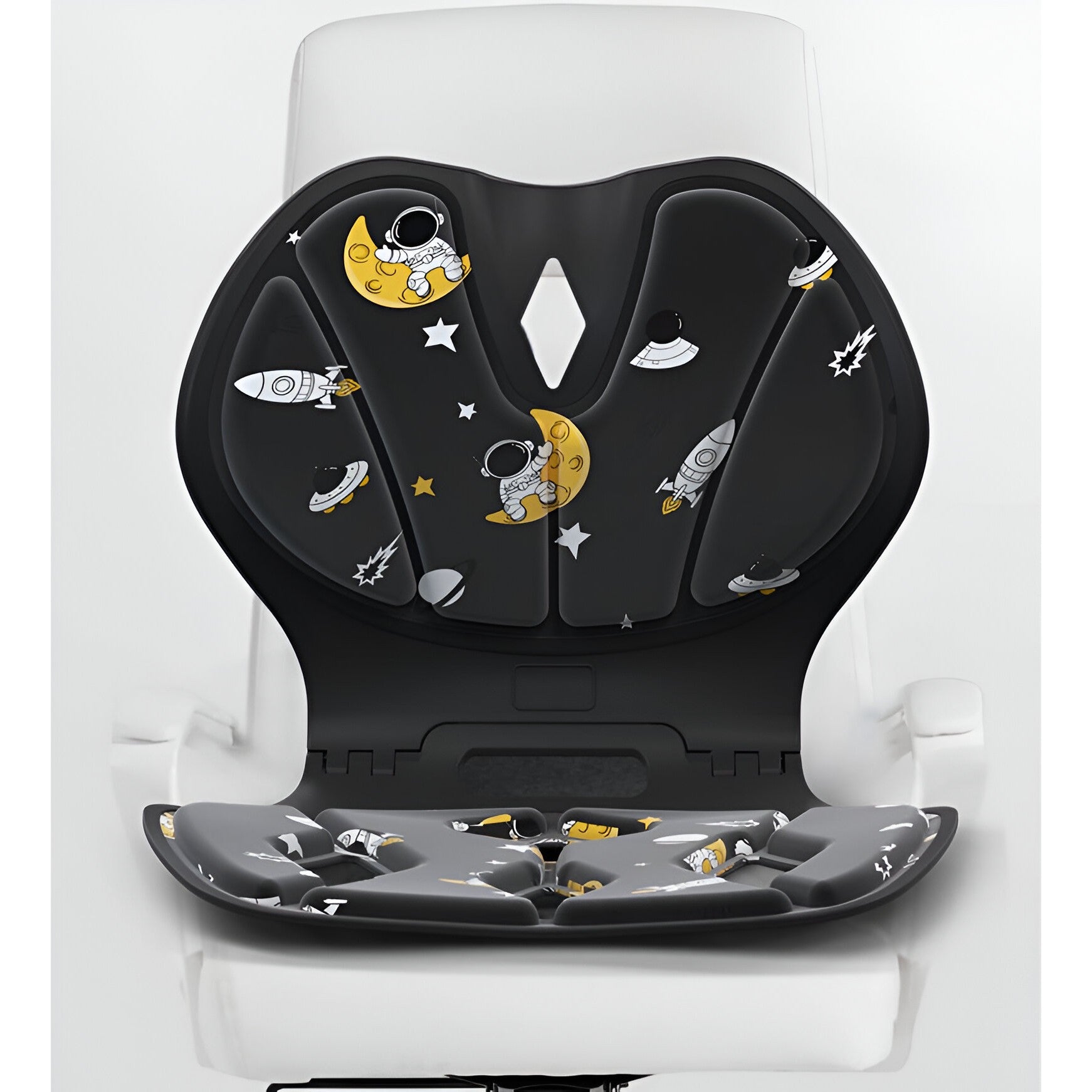 Suport pentru Scaun, Flippy, pentru Corectarea Posturii, Portabil, Pliabil, Ergonomic, Ameliorare Durere, Respirabil,