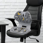 Suport pentru Scaun, Flippy, pentru Corectarea Posturii, Portabil, Pliabil, Ergonomic, Ameliorare Durere, Respirabil,