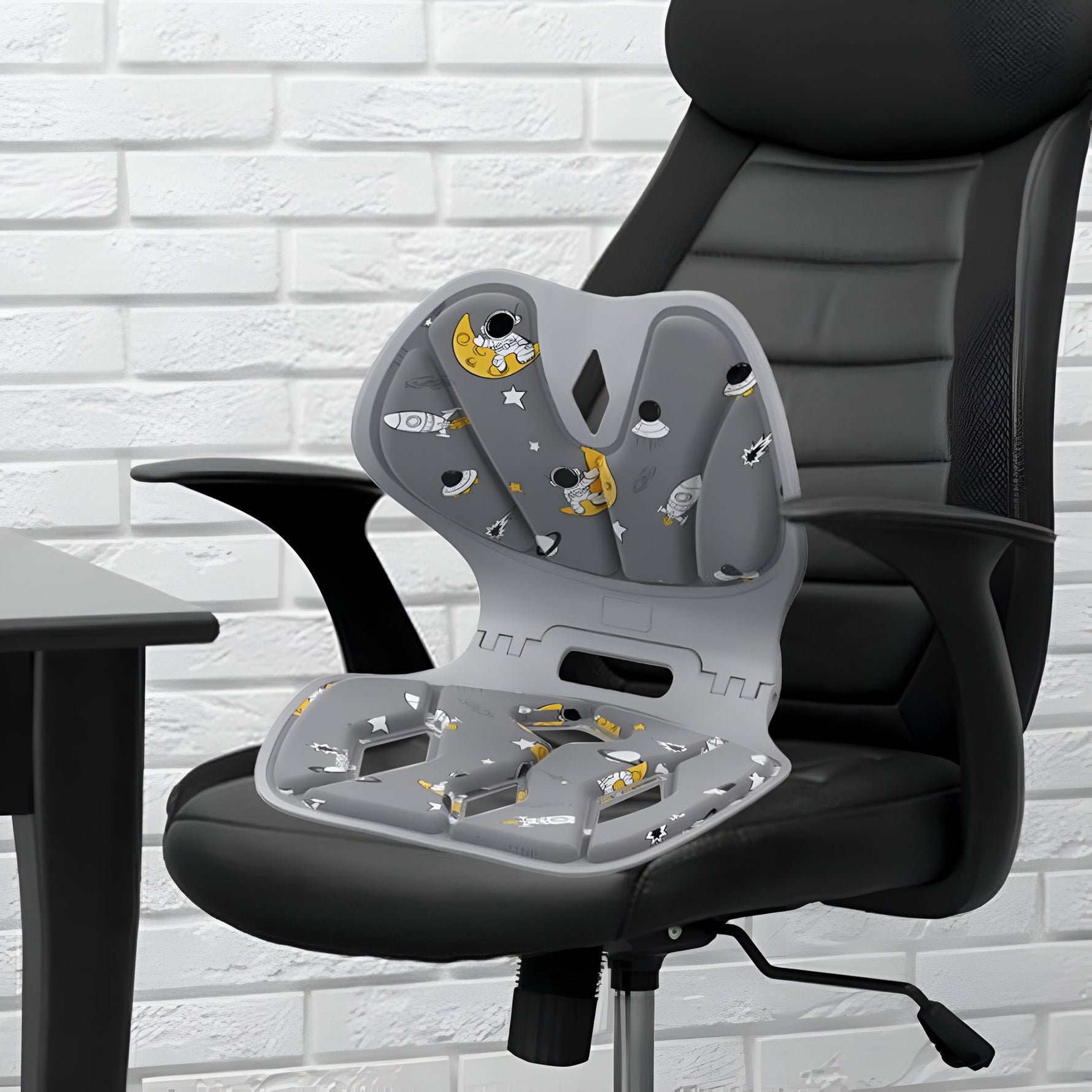 Suport pentru Scaun, Flippy, pentru Corectarea Posturii, Portabil, Pliabil, Ergonomic, Ameliorare Durere, Respirabil,