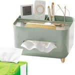 Suport pentru Servetele, Flippy, Cutie Multifunctionala, Design Minimalist, ABS, cu Suport pentru Obiectele Personale,