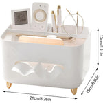 Suport pentru Servetele, Flippy, Cutie Multifunctionala, Design Minimalist, ABS, cu Suport pentru Obiectele Personale,