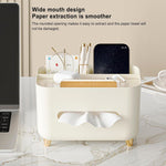 Suport pentru Servetele, Flippy, Cutie Multifunctionala, Design Minimalist, ABS, cu Suport pentru Obiectele Personale,