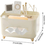 Suport pentru Servetele, Flippy, Cutie Multifunctionala, Design Minimalist, ABS, cu Suport pentru Obiectele Personale,
