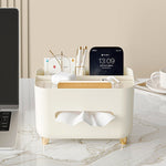 Suport pentru Servetele, Flippy, Cutie Multifunctionala, Design Minimalist, ABS, cu Suport pentru Obiectele Personale,