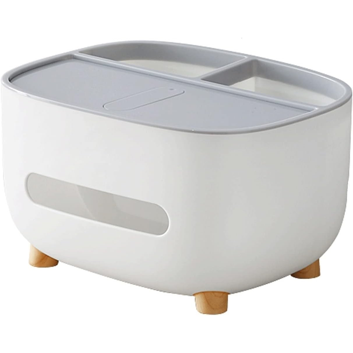 Suport pentru Servetele, Flippy, Cutie Multifunctionala, Design Minimalist, ABS, cu Suport pentru Obiectele Personale,