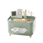 Suport pentru Servetele, Flippy, Cutie Multifunctionala, Design Minimalist, ABS, cu Suport pentru Obiectele Personale,