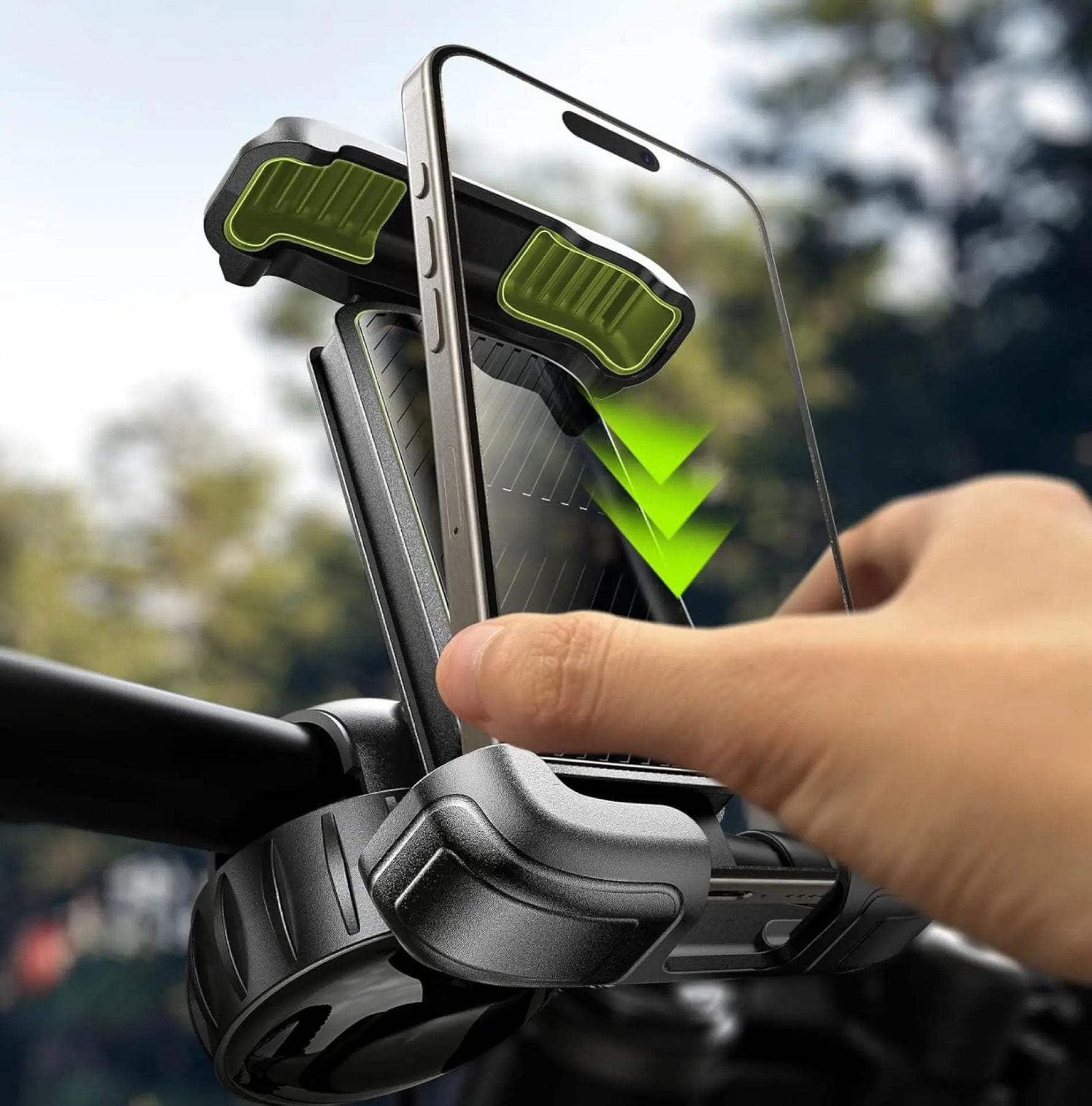 Suport pentru telefon 4.7-7" pe bicicleta HEAVY DUTY PLATINET PUBH4230