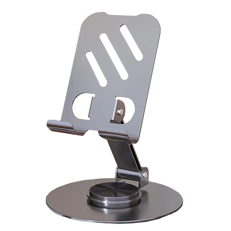 Suport rotativ pentru telefon, Flippy, Complet Metalic, Pliabil, Design Modern pentru Desktop, Multifunctional,
