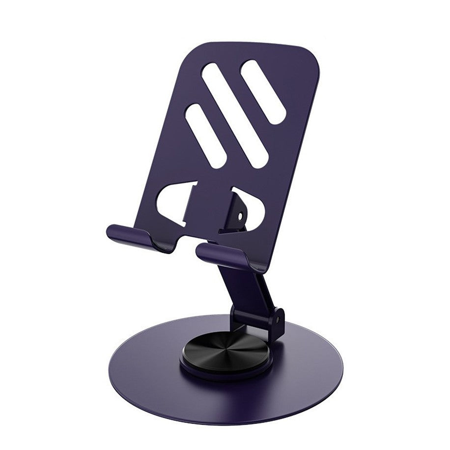 Suport rotativ pentru telefon, Flippy, Complet Metalic, Pliabil, Design Modern pentru Desktop, Multifunctional,