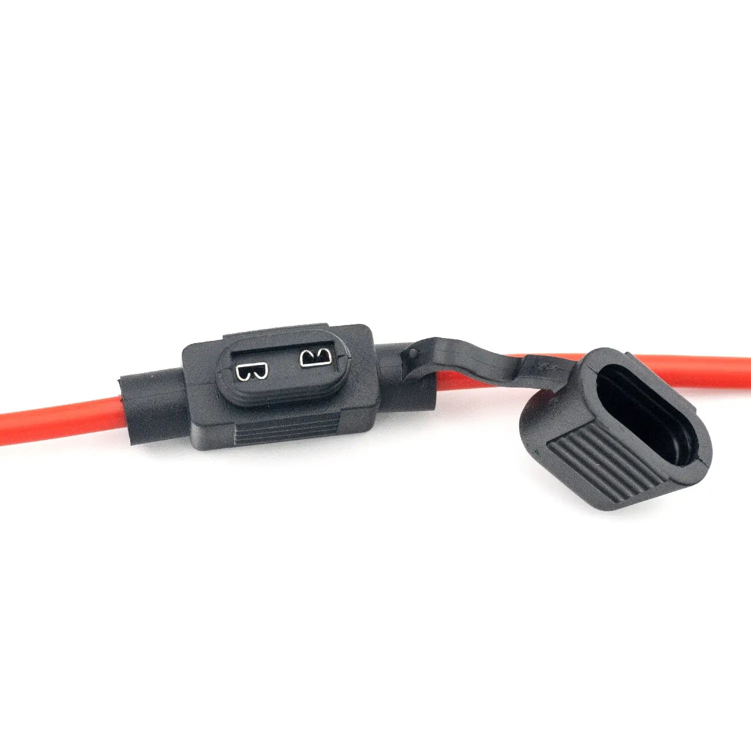 Suport siguranta auto MINI 11x8.6mm etans cu cablu 22cm /1mm2 cupru max 15A 1buc Carguard USC008
