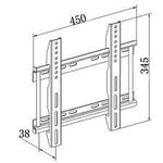 Suport TV LED/LCD argintiu 22-37" HQ TVS-LCD610/HQ