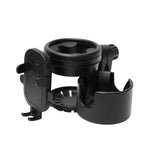 Suport Universal 3in1, Flippy, pentru Carucior, Biciclete, Masina, din ABS, 1 Suport Telefon si 2 Suporturi Pahare,