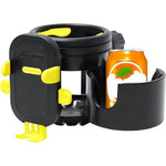 Suport Universal 3in1, Flippy, pentru Carucior, Biciclete, Masina, din ABS, 1 Suport Telefon si 2 Suporturi Pahare,