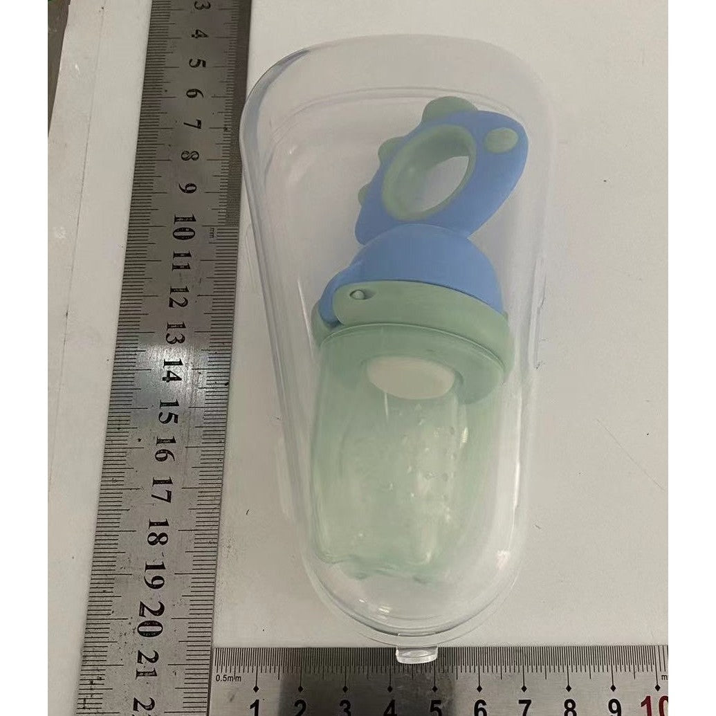 Suzeta pentru Fructe, Flippy, pentru Bebelusi, din Silicon Alimentar, +4 Luni, 2 mm Grosime Gauri Tetina, 12.4 x 5.1 x