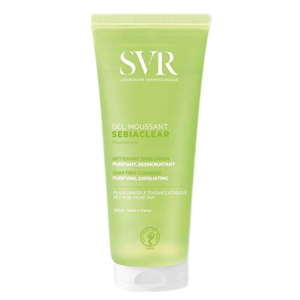 SVR, Sebiaclear, Purificare, Spumă de curățare, 200 ml