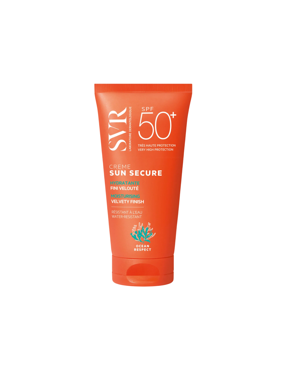 SVR, Sun Secure, Hidratant, Cremă de soare, Pentru față, SPF 50+, 50 ml