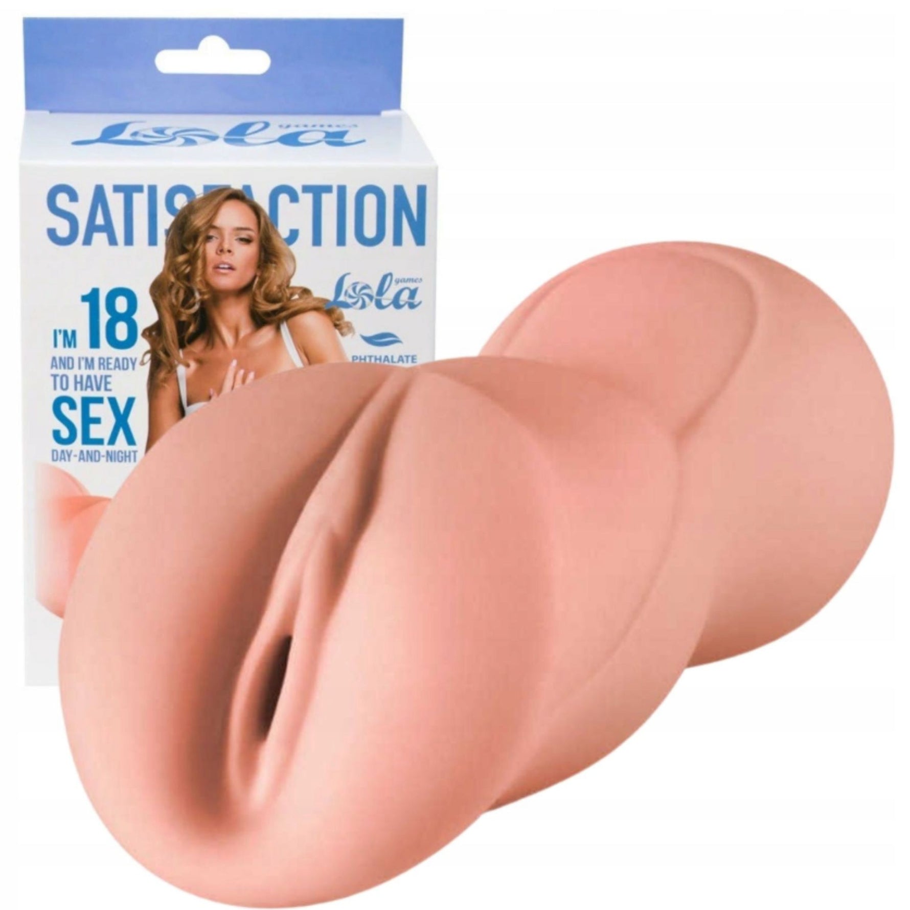 Masturbator Lola Satisfaction, TPE culoarea pielii, 12,5 cm