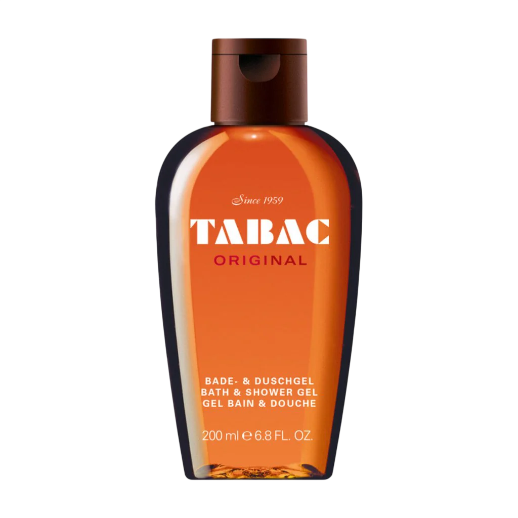 Tabac, Original, Moisturizes, Cleanses, Refreshes, Gel de duș, Toate tipurile de piele, 200 ml