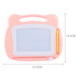 Tabla Magnetica pentru desen Flippy, Pix, forma dreptunghi, dimensiuni 23x17 cm, Dezvolta Creativitatea, cu picioare