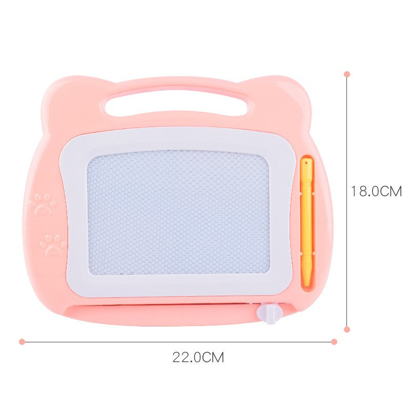 Tabla Magnetica pentru desen Flippy, Pix, forma dreptunghi, dimensiuni 23x17 cm, Dezvolta Creativitatea, cu picioare