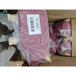 Taburet pentru Copii, Flippy, Scaun Tip Taburet, Model Vacuta, din Lemn Masiv, Scaun pentru Copii, 30 x 25 x 25 cm, Rosu