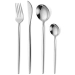 Tacamuri Portugheze, Flippy, Set din 24 de Piese din Otel Inoxidabil, 6 Cutie, 6 Furculite, 6 Linguri de Masa, 6