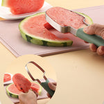 Taietor Decojitor pentru Pepene, Flippy, pentru Legume si Fructe, Multifunctional, Set din 3 Parti, Otel Inoxidabil si
