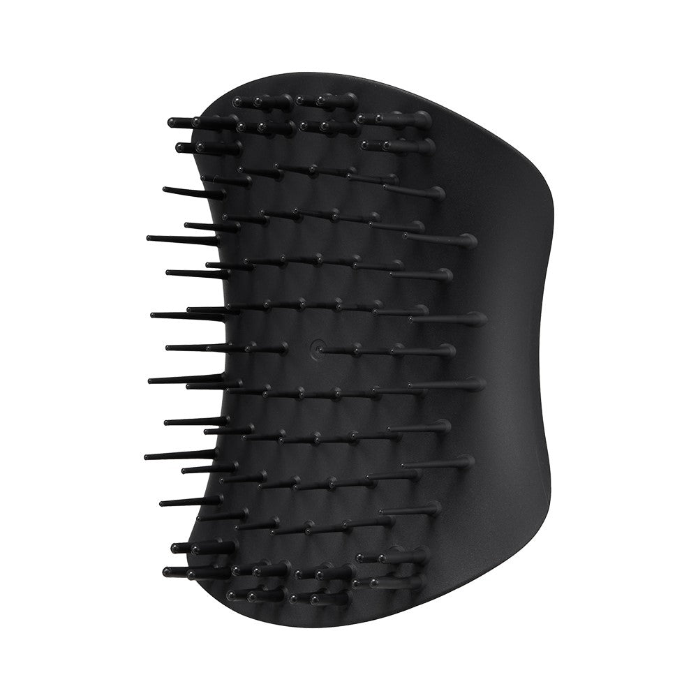 Tangle Teezer, The Scalp Exfoliator & Massager, Perie pentru scalp, Onix negru - Olmarkt