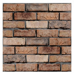 Set 10 x Placi Tapet Autocolant 3D cu Imitatie de Caramida de Exterior, pentru Perete Bucatarie Sufragerie, Usor de