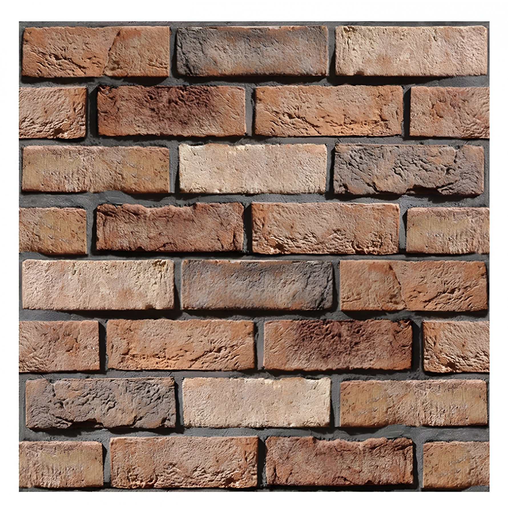Set 10 x Placi Tapet Autocolant 3D cu Imitatie de Caramida de Exterior, pentru Perete Bucatarie Sufragerie, Usor de